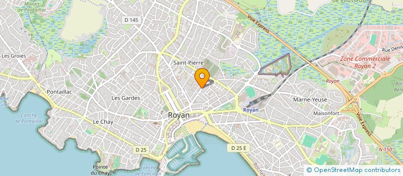 localisation de l'entreprise MONSIEUR STAN CHASSAT  ROYAN