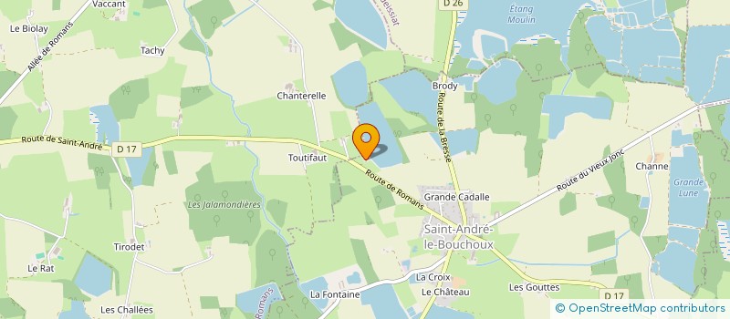 localisation de l'entreprise MONSIEUR STAN GUILLET  SAINT-ANDRE-LE-BOUCHOUX