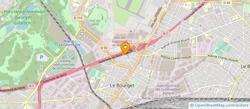 localisation de l'entreprise MONSIEUR STAN GUT  LE BOURGET