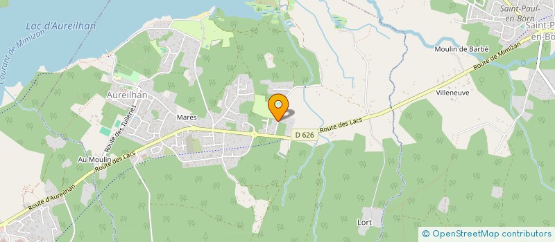 localisation de l'entreprise MONSIEUR STAN HUSSON  AUREILHAN