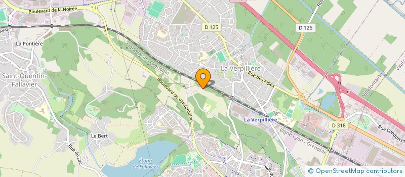 localisation de l'entreprise MONSIEUR STAN NAVERI  LA VERPILLIERE