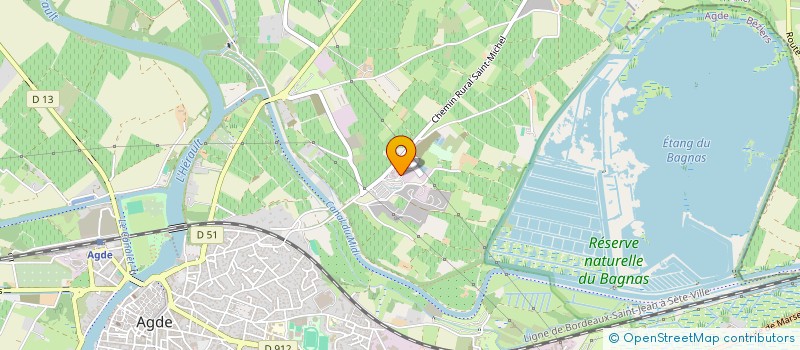 localisation de l'entreprise MONSIEUR STAN PATRAC  AGDE