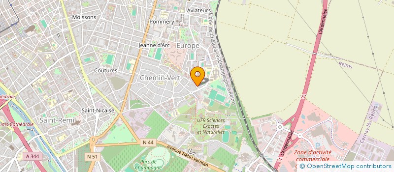 localisation de l'entreprise MONSIEUR STAN PETRY  REIMS