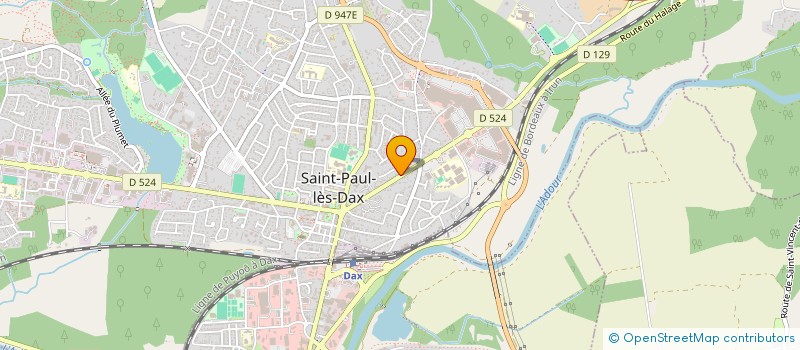 localisation de l'entreprise MONSIEUR STAN RENAUD à SAINT-PAUL-LES-DAX