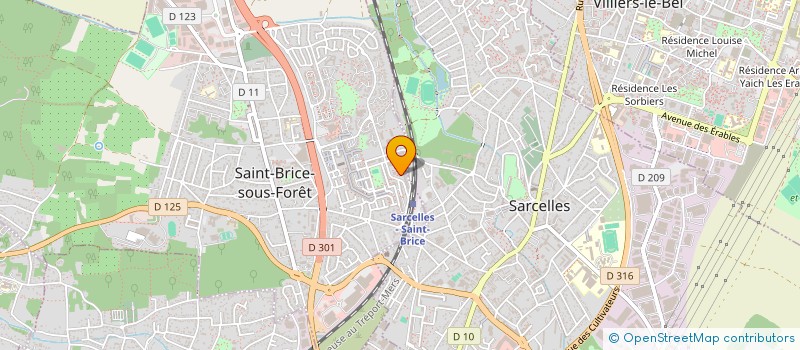 localisation de l'entreprise MONSIEUR STAN STELCHER  SAINT-BRICE-SOUS-FORET