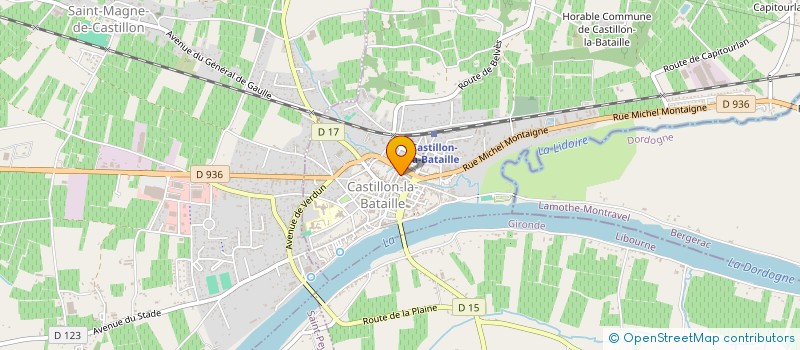 localisation de l'entreprise MONSIEUR STAN TOM  CASTILLON-LA-BATAILLE