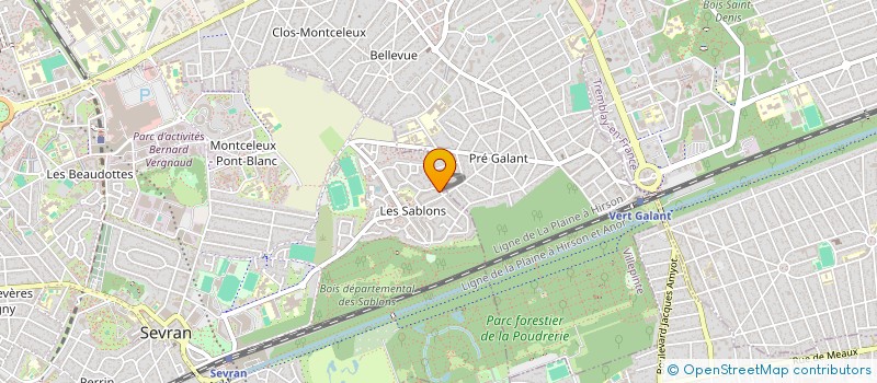 localisation de l'entreprise MONSIEUR STANDLEY VELAYOUDON  SEVRAN