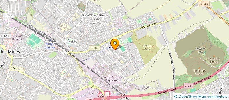 localisation de l'entreprise MONSIEUR STANI SCHARTIER  BULLY LES MINES