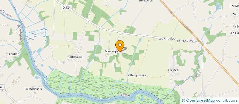 localisation de l'entreprise MONSIEUR STANICK LABBE  FEGREAC