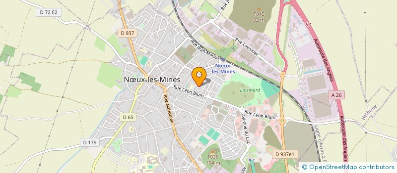 localisation de l'entreprise MONSIEUR STANIS WOCH  LE TOUQUET-PARIS-PLAGE