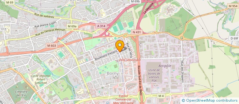 localisation de l'entreprise MONSIEUR STANISA RISTIC  METZ