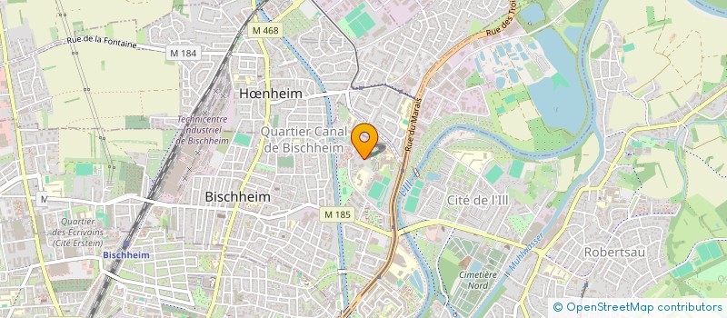 localisation de l'entreprise MONSIEUR STANISA STOJANOVIC  BISCHHEIM