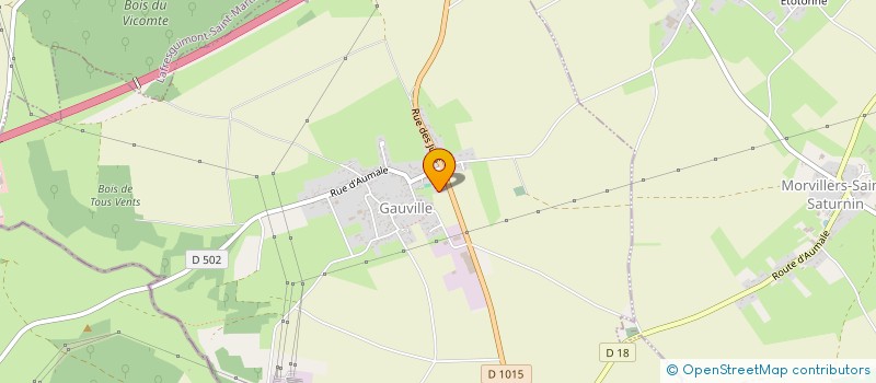 localisation de l'entreprise MONSIEUR STANISLAS ALLAIRE  GAUVILLE