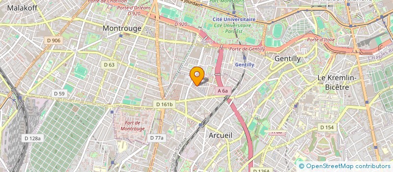 localisation de l'entreprise MONSIEUR STANISLAS ANDRE CHOUKROUN à ARCUEIL