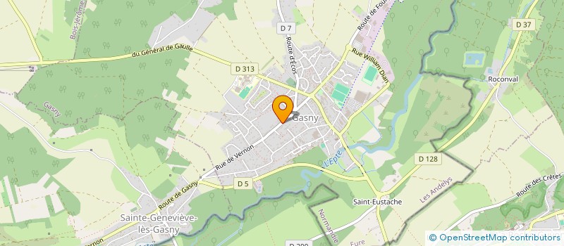 localisation de l'entreprise MONSIEUR STANISLAS ARDILLON  GASNY