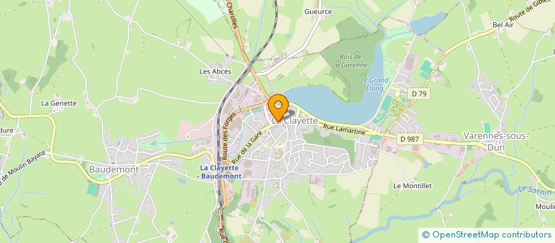 localisation de l'entreprise MONSIEUR STANISLAS AUDEGOND  LE COTEAU