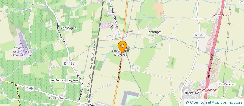 localisation de l'entreprise MONSIEUR STANISLAS BAH  BELLEVILLE-EN-BEAUJOLAIS