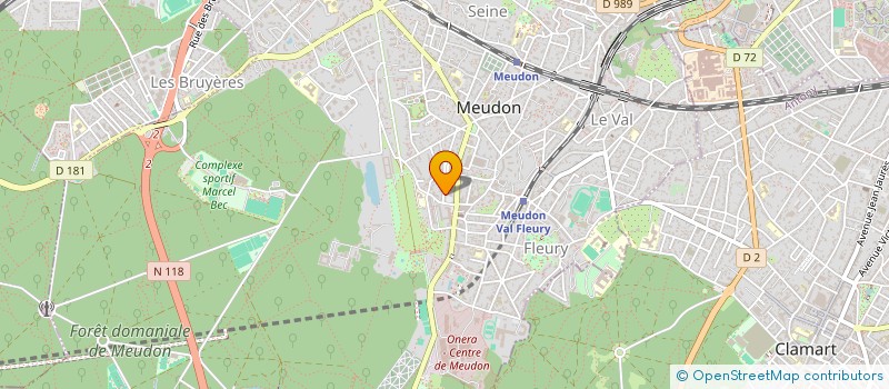 localisation de l'entreprise MONSIEUR STANISLAS BENOIT  MEUDON