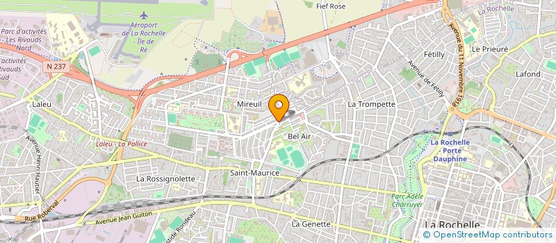 localisation de l'entreprise MONSIEUR STANISLAS BERNIER  LA ROCHELLE