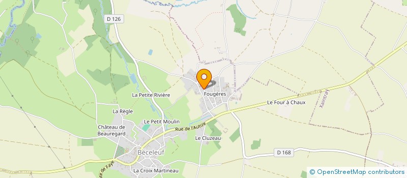 localisation de l'entreprise MONSIEUR STANISLAS BLAUD  BECELEUF