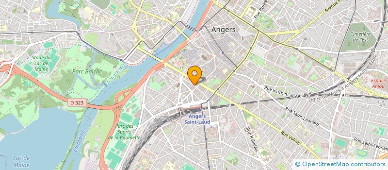 localisation de l'entreprise MONSIEUR STANISLAS BOUGET à ANGERS