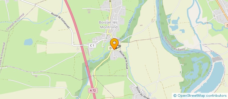 localisation de l'entreprise MONSIEUR STANISLAS BOULOT  BOISSET-LES-MONTROND