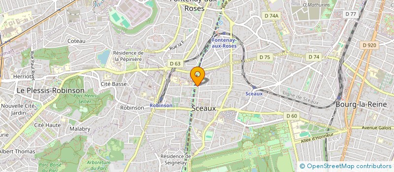 localisation de l'entreprise MONSIEUR STANISLAS BOYER à SCEAUX