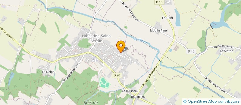 localisation de l'entreprise MONSIEUR STANISLAS BRAUD  LABASTIDE-SAINT-SERNIN