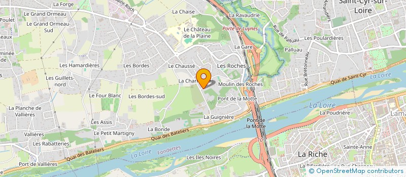 localisation de l'entreprise MONSIEUR STANISLAS BRUNET à FONDETTES