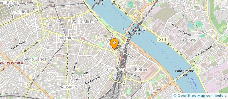 localisation de l'entreprise MONSIEUR STANISLAS CASTAYBERT  BORDEAUX