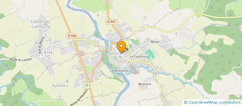 localisation de l'entreprise MONSIEUR STANISLAS CAVANOUS  NAVARRENX