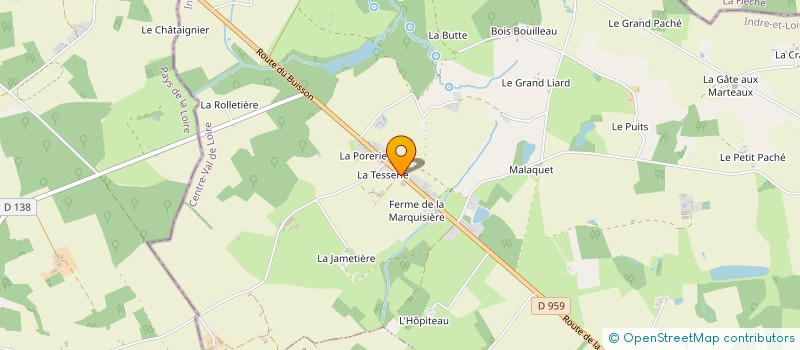 localisation de l'entreprise MONSIEUR STANISLAS CHANTOISEAU  VILLIERS-AU-BOUIN