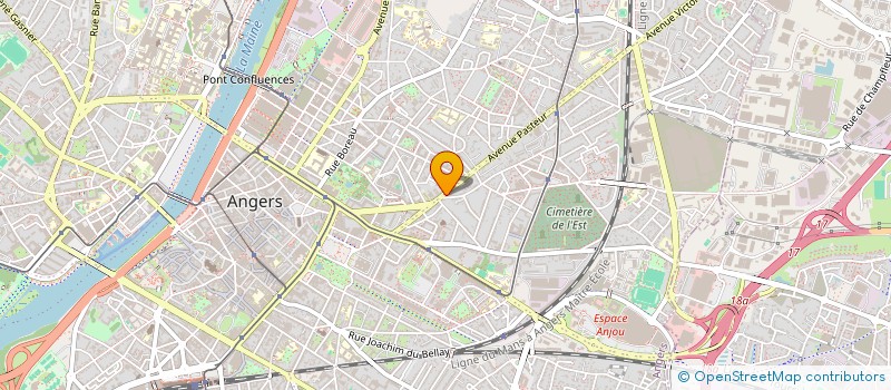 localisation de l'entreprise MONSIEUR STANISLAS CHARBONNEL à ANGERS