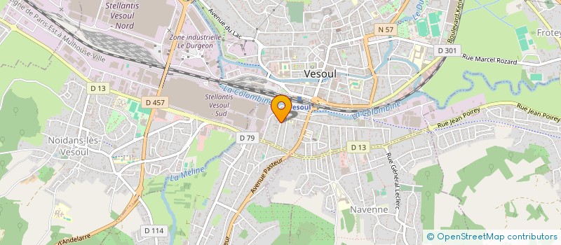 localisation de l'entreprise MONSIEUR STANISLAS CHARDERON  VESOUL