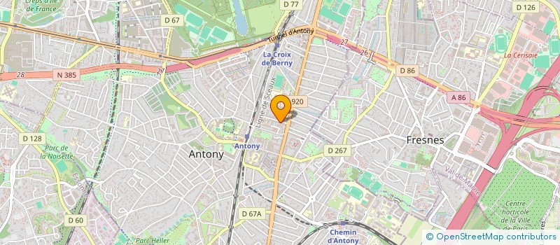 localisation de l'entreprise MONSIEUR STANISLAS CHAUDERLOT à ANTONY