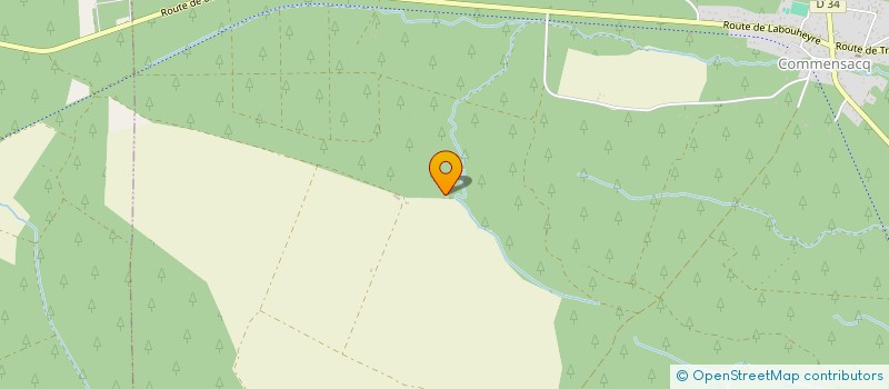 localisation de l'entreprise MONSIEUR STANISLAS CHEDRU  COMMENSACQ