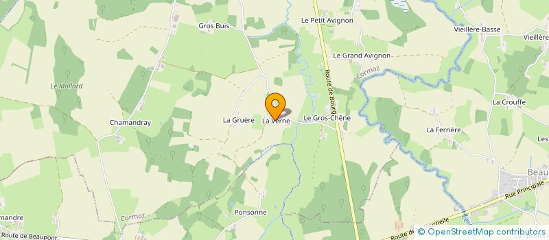 localisation de l'entreprise MONSIEUR STANISLAS COMMARET à CORMOZ