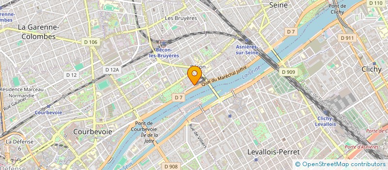 localisation de l'entreprise MONSIEUR STANISLAS D'AUGUSTIN DE BOURGUISSON à COURBEVOIE