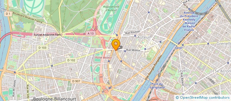 localisation de l'entreprise MONSIEUR STANISLAS D'HALLUIN  PARIS