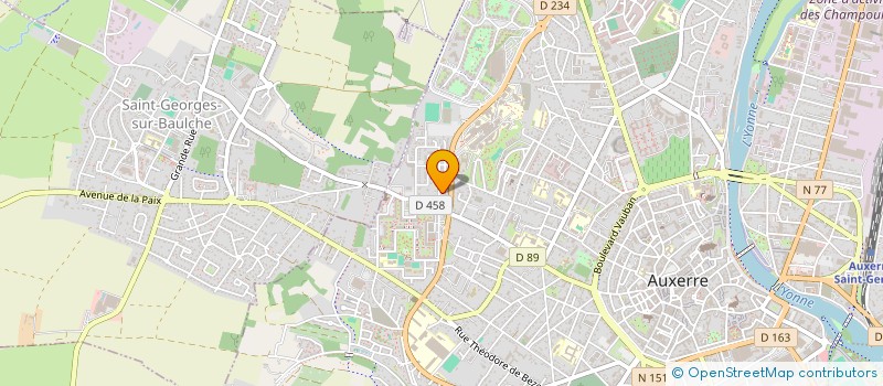 localisation de l'entreprise MONSIEUR STANISLAS DABARD à AUXERRE