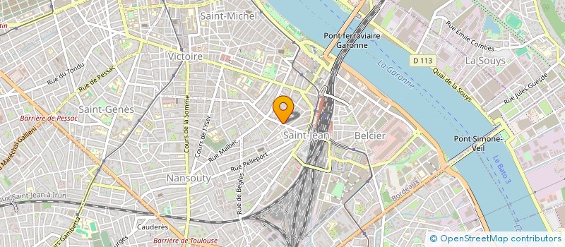 localisation de l'entreprise MONSIEUR STANISLAS DAGUE  BORDEAUX