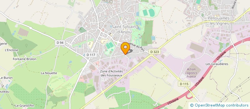 localisation de l'entreprise MONSIEUR STANISLAS DAILLERE à VERRIERES-EN-ANJOU