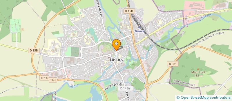 localisation de l'entreprise MONSIEUR STANISLAS DALLE à GISORS