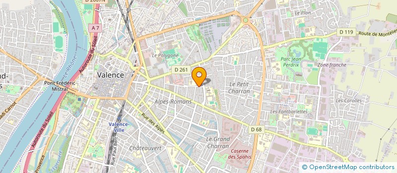 localisation de l'entreprise MONSIEUR STANISLAS DAOUD à VALENCE