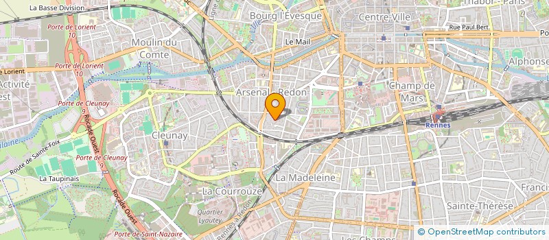 localisation de l'entreprise MONSIEUR STANISLAS DAVOLI  RENNES