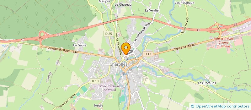 localisation de l'entreprise MONSIEUR STANISLAS DE GAIL à CHAROLLES