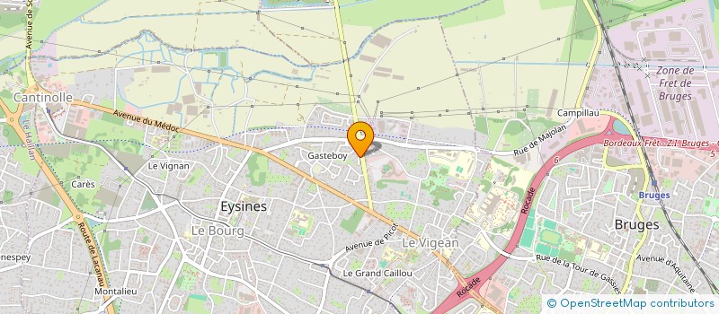 localisation de l'entreprise MONSIEUR STANISLAS DE SAINT ROMAIN à EYSINES