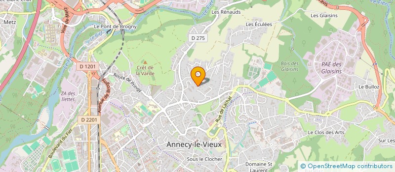 localisation de l'entreprise MONSIEUR STANISLAS DE VIRY  ANNECY