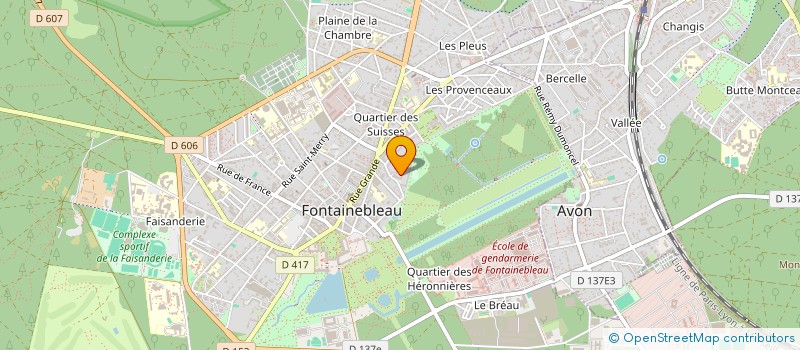 localisation de l'entreprise MONSIEUR STANISLAS DE ZUCHOWICK  FONTAINEBLEAU