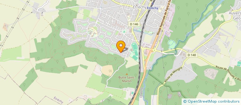 localisation de l'entreprise MONSIEUR STANISLAS DEDIEU  ETRECHY